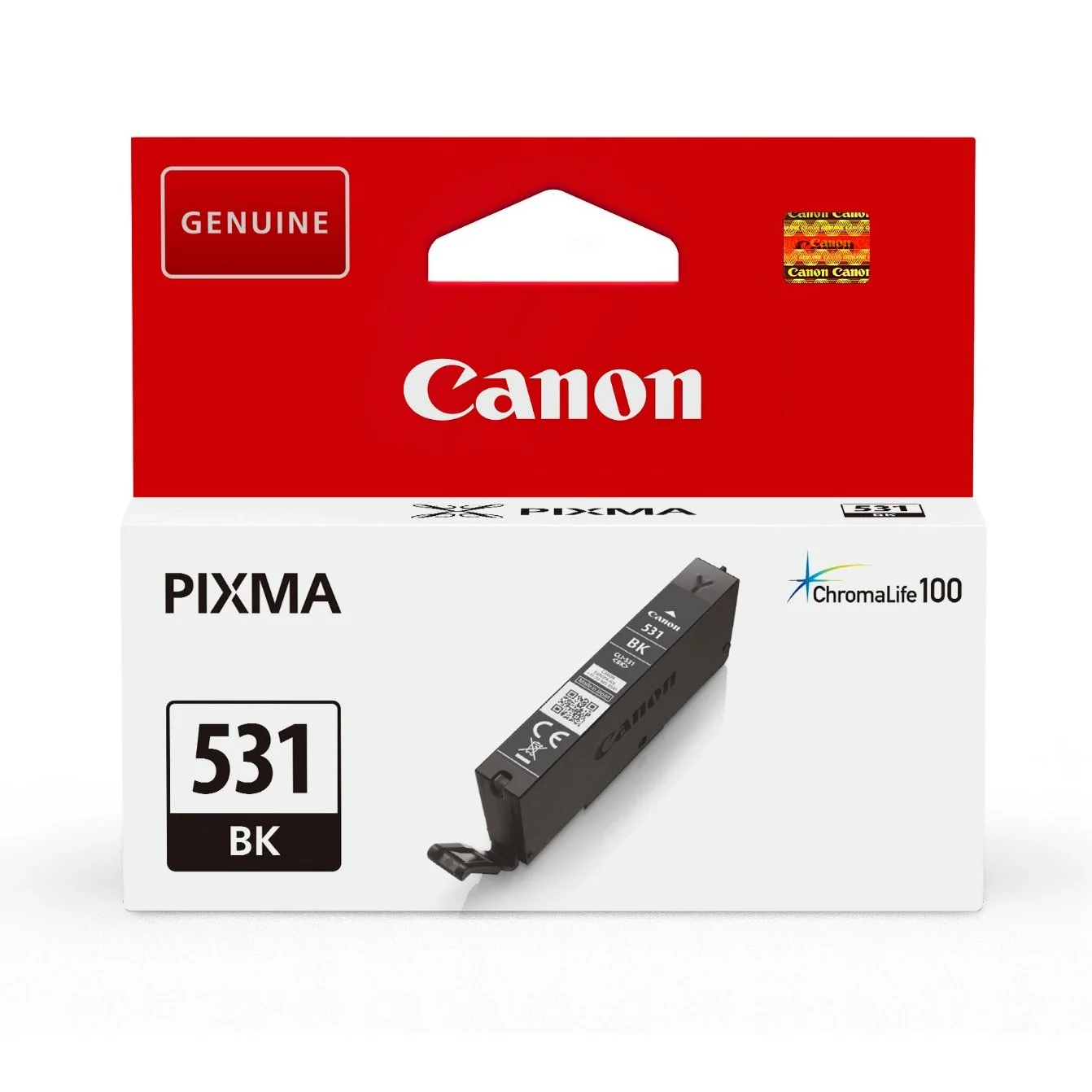 Canon CLI‑531BK Black Ink Cartridge ‑ (6118C001)