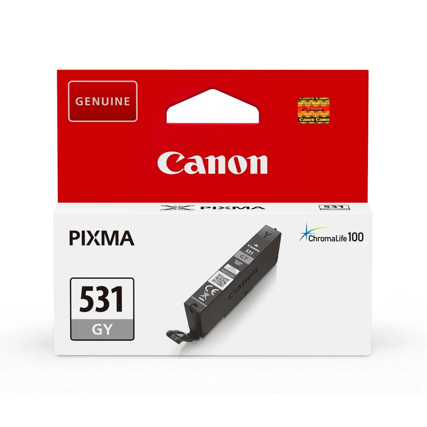 Canon CLI‑531GY Grey Ink Cartridge ‑ (6122C001)