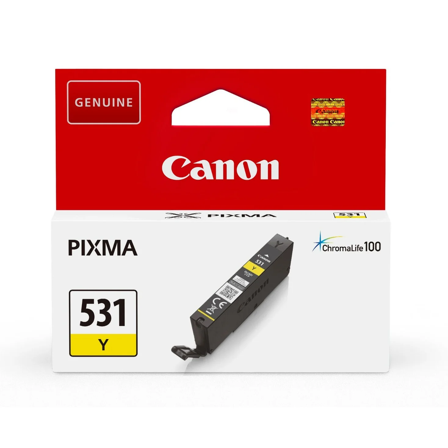 Canon CLI‑531Y Yellow Ink Cartridge ‑ (6121C001)