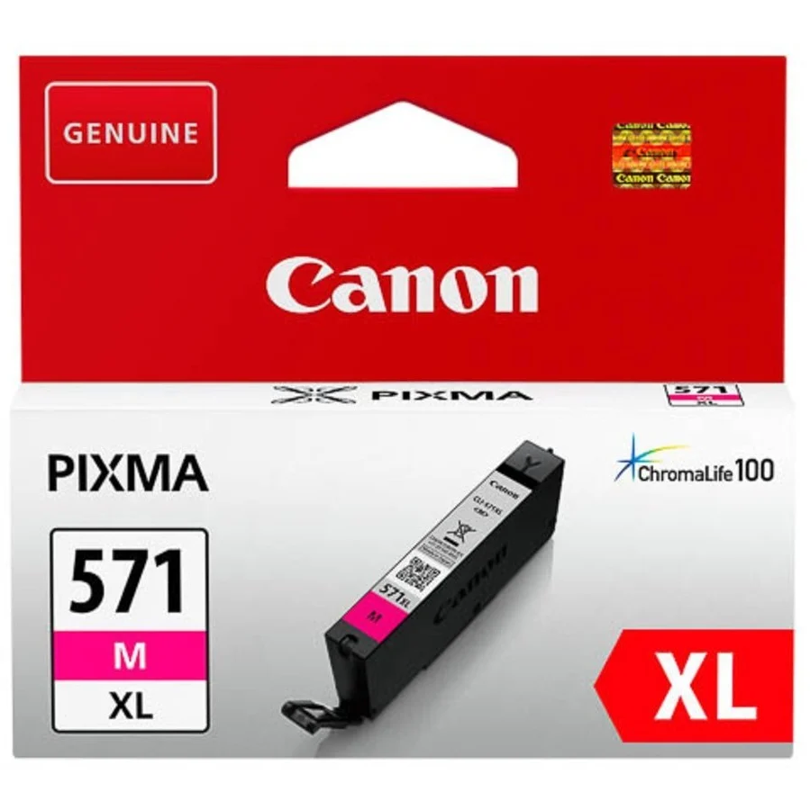 Canon CLI-571 XL Printer Ink Cartridge Magenta - 0333C001