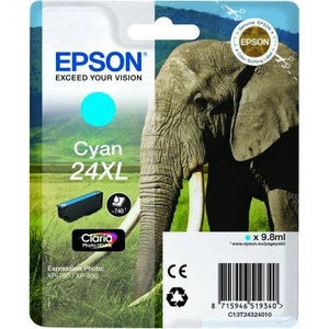 Epson Original T24XL Cyan Claria Photo HD Ink