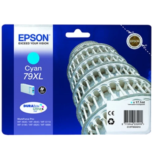 Epson Original T79 XL Cyan Durabrite Ultra Ink Cartridge