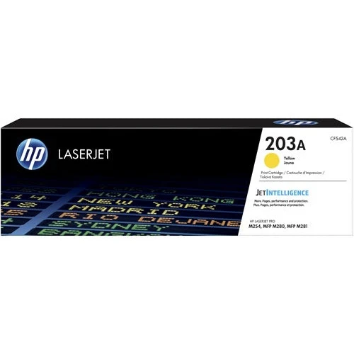 HP 203A Original Yellow LaserJet Toner Cartridge - CF542A