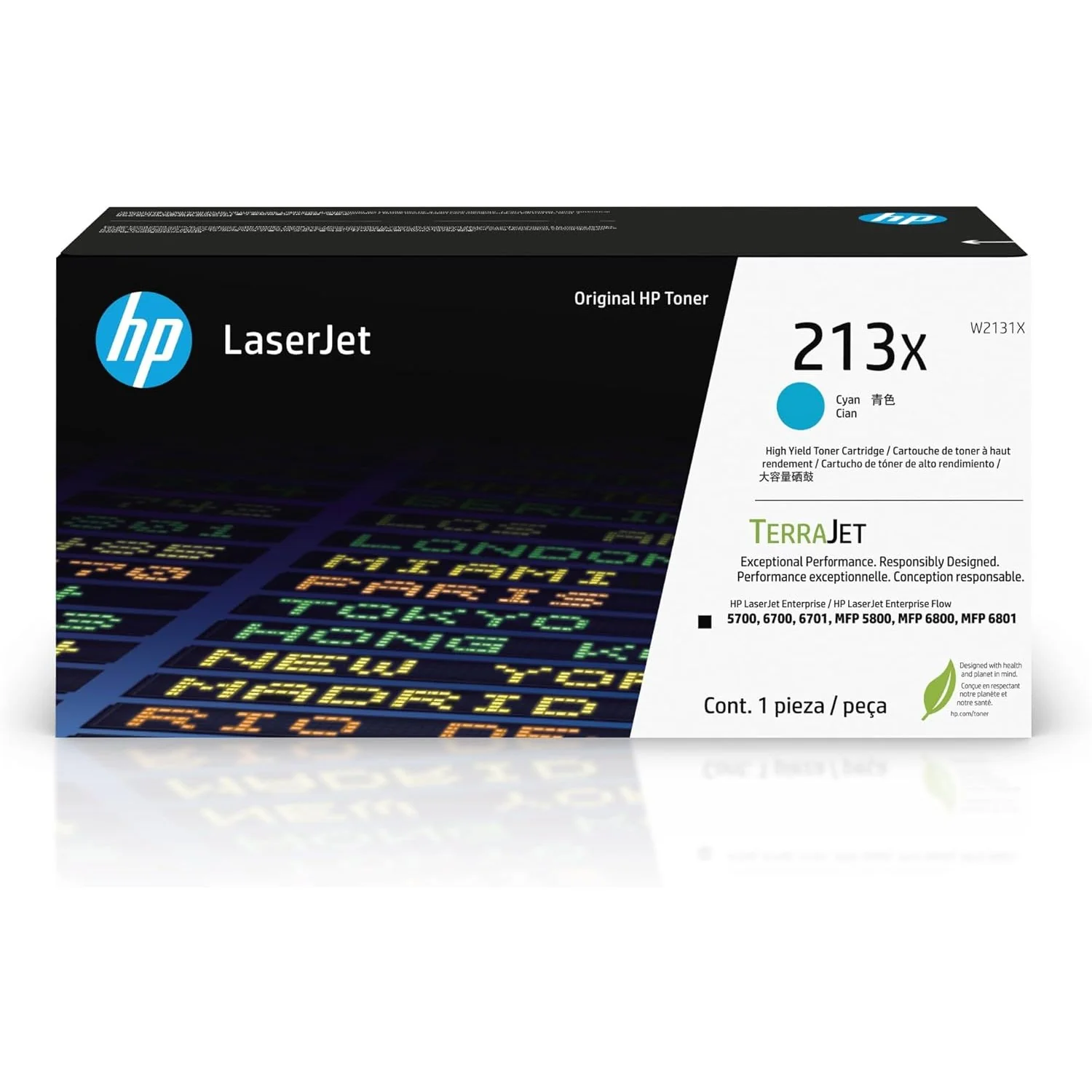 HP 213X Cyan Original Toner Cartridge