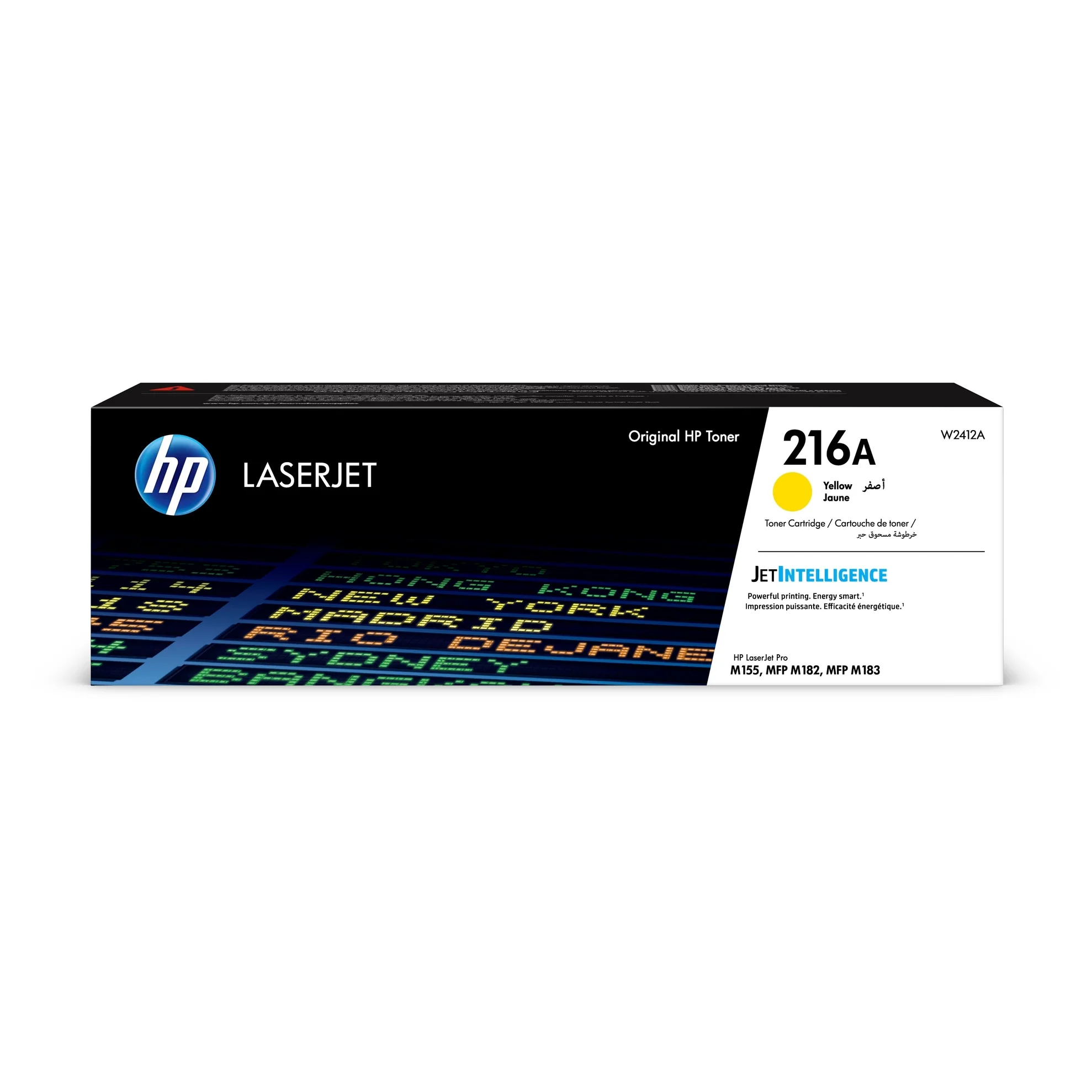 HP 216A Yellow Original LaserJet Toner Cartridge Page Yield 850 (W2412A)