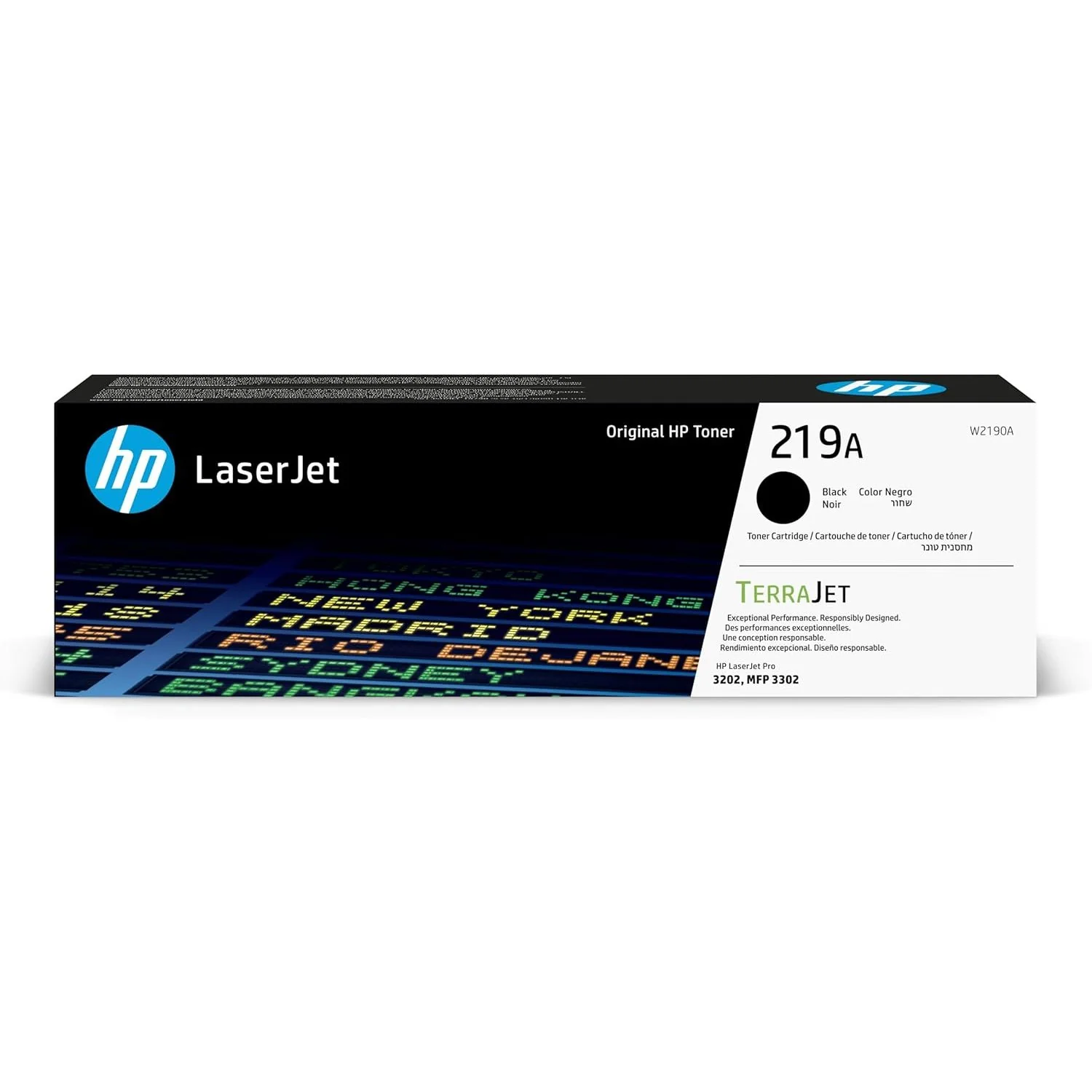 HP 219A Black Original Laserjet Toner Cartridge Page Yield 1300 (P/N W2190A)
