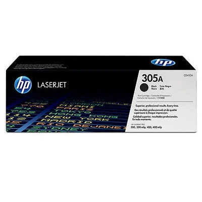 HP 305A Black Original LaserJet Toner Cartridge - CE410A