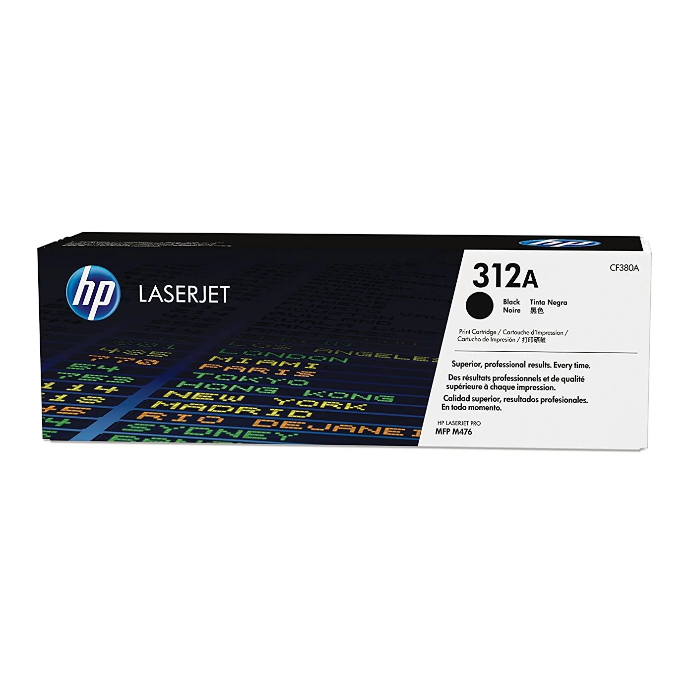 HP 312A Black Original LaserJet Toner Cartridge - CF380A