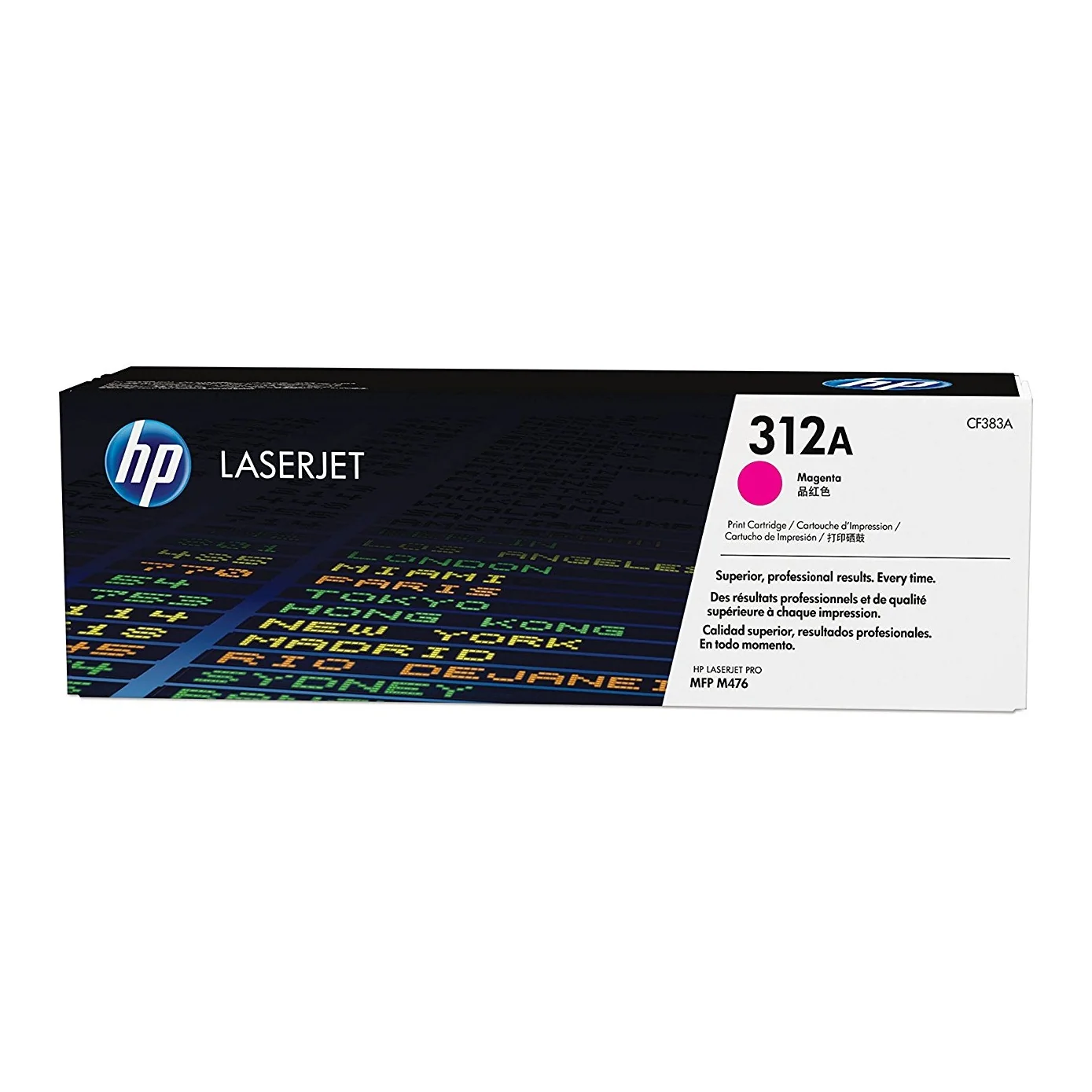 HP 312A Magenta Original LaserJet Toner Cartridge Page Yield 2700 (CF383A)