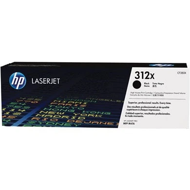 HP 312X High Yield Black Original LaserJet Toner Cartridge - CF380X