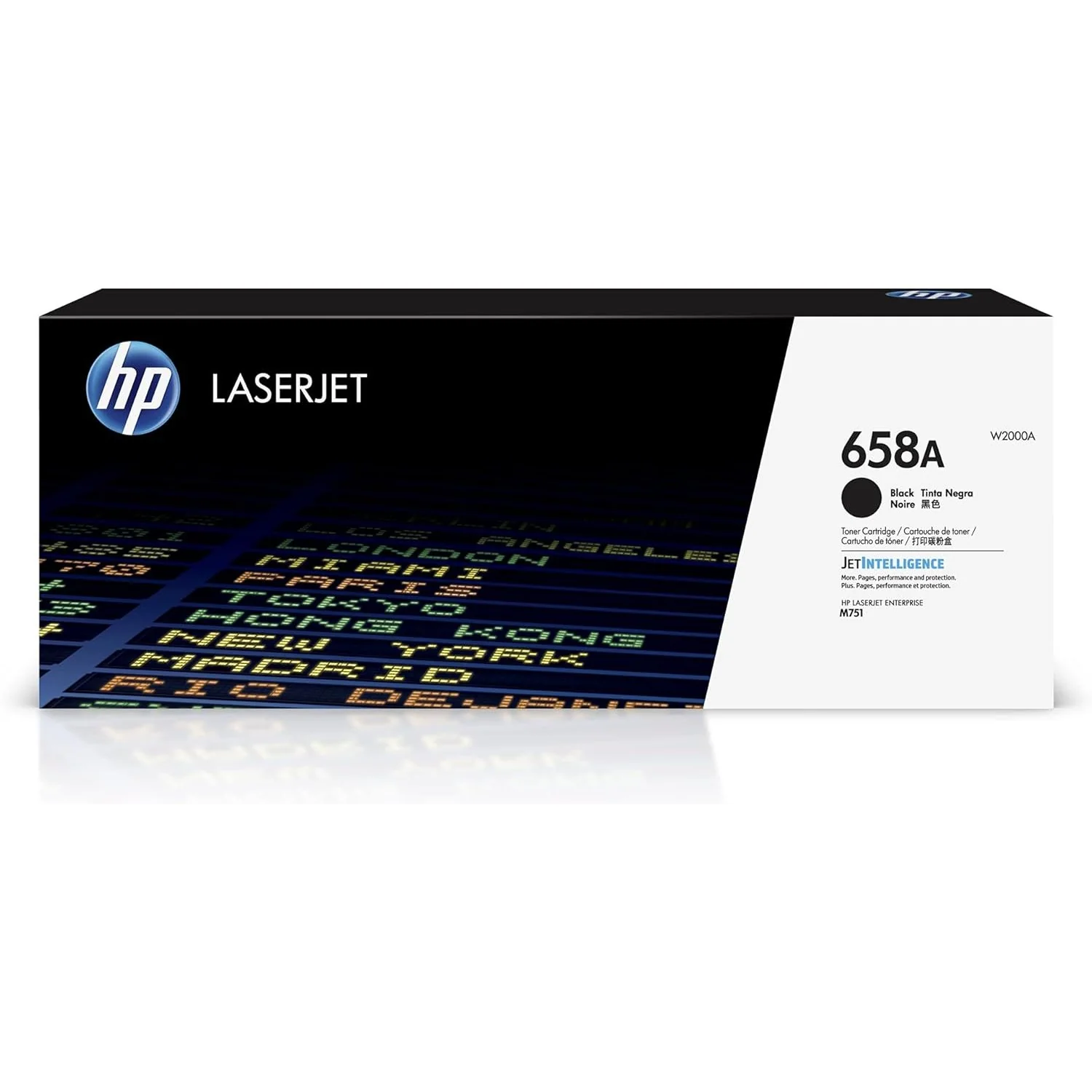 HP 658A Black original LaserJet toner cartridge (W2000A)