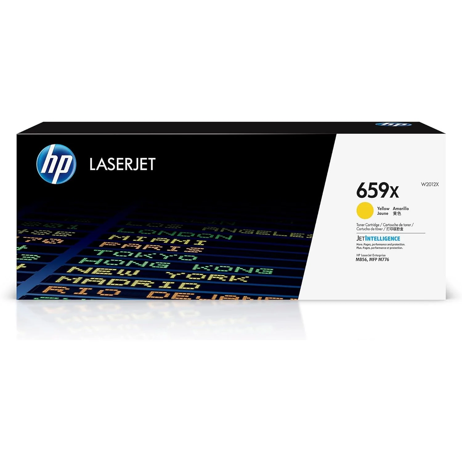 HP 659X High Yield Original LaserJet Toner Cartridge, Yellow, Single Pack