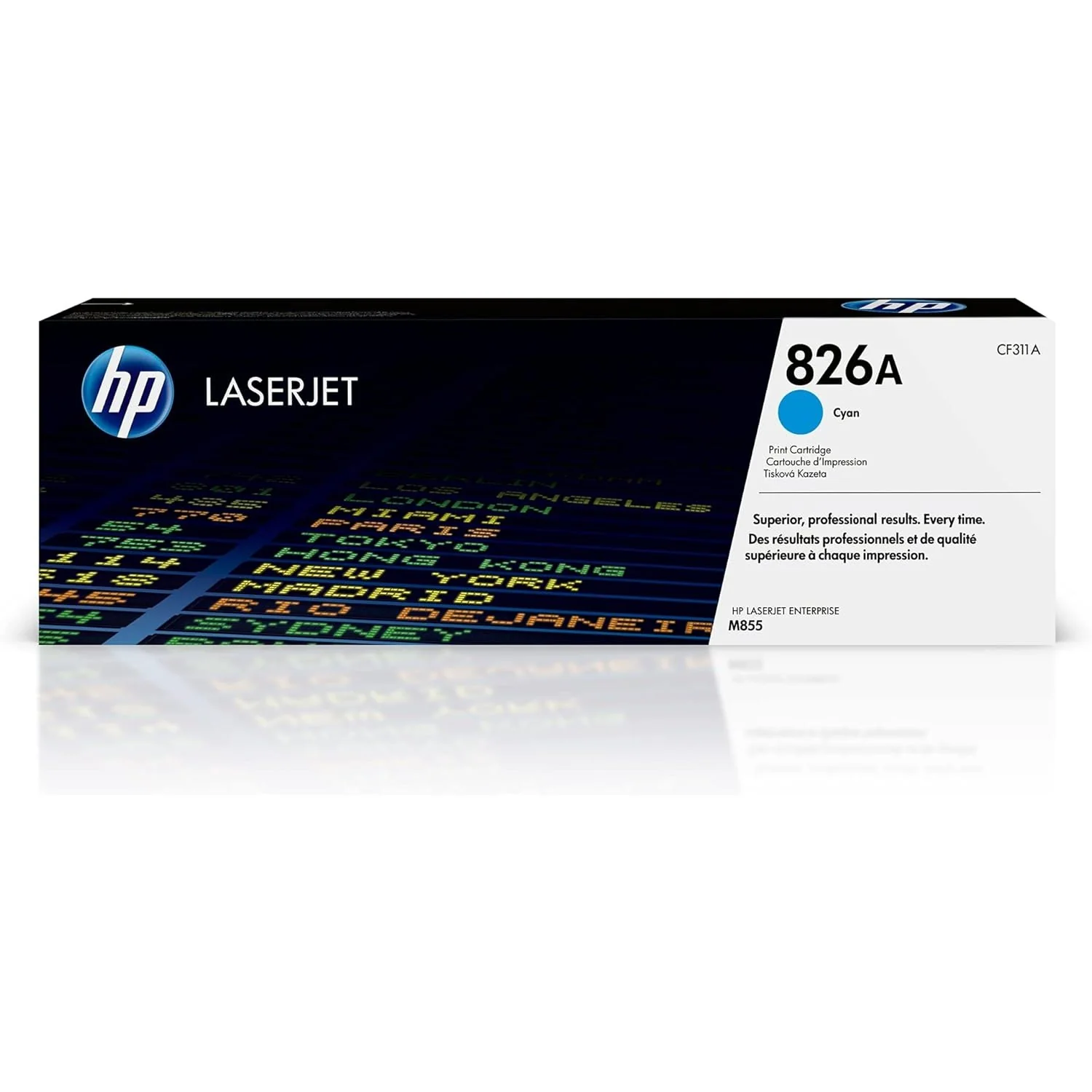 HP 826A Original LaserJet Toner Cartridge, Cyan, Single Pack