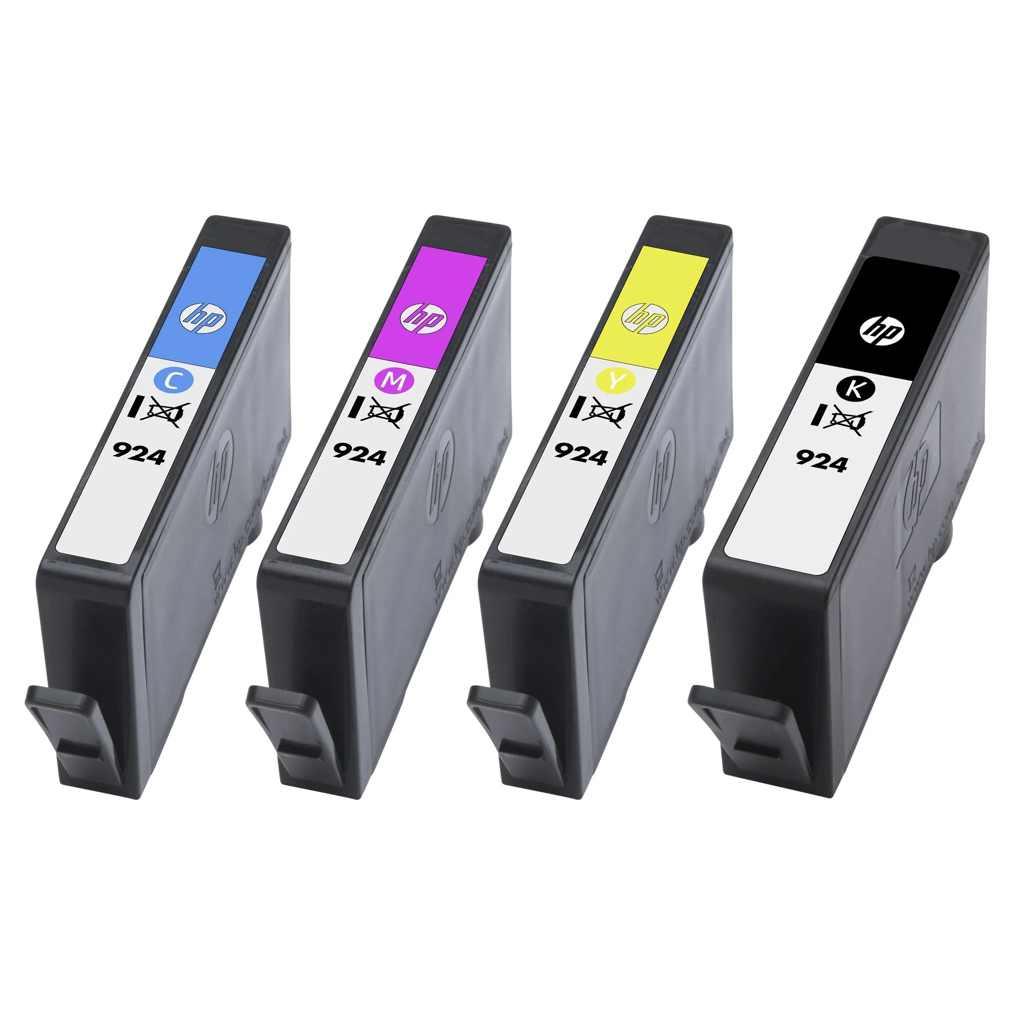 HP 924 4-pack Black/Cyan/Magenta/Yellow Original Ink Cartridges - 6C3Z1NE - No external packaging