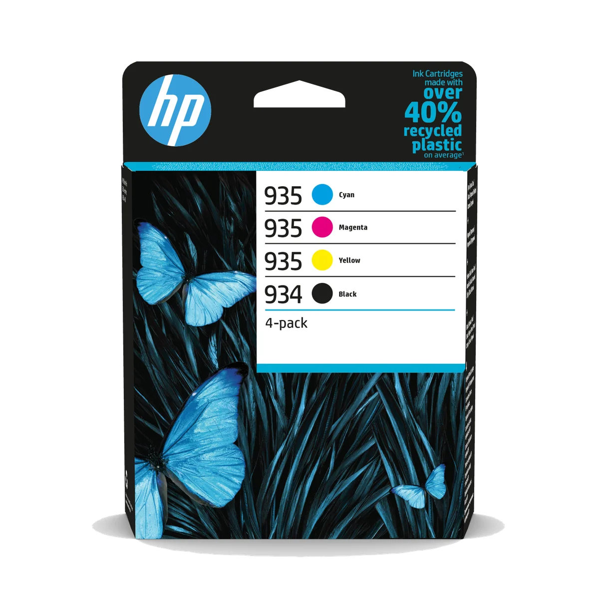 HP 934/935 4-pack  Black/Cyan/Magenta/Yellow Original Ink Cartridges - 6ZC72AE