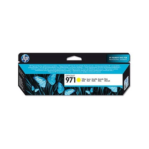 HP 971 Yellow Original Ink Cartridge Page Yield 2500 (CN624AE)