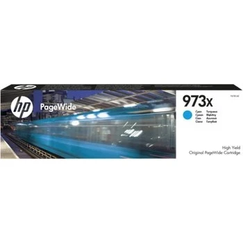 HP 973X High Yield Cyan Original PageWide Cartridge Page Yield 7000 (F6T81AE)