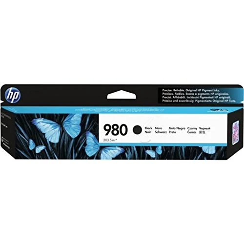 HP 980 Black Original Ink Cartridge Page Yield 10K (D8J10A)
