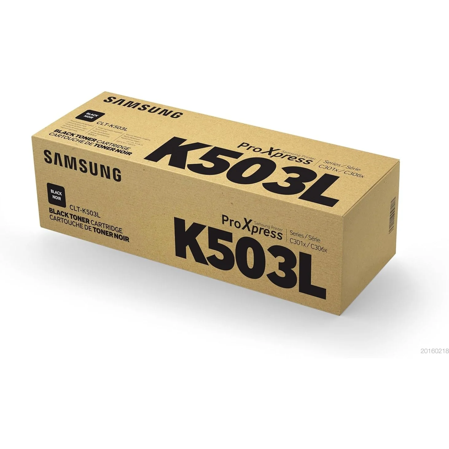 Samsung CLT-K503L High Yield Toner Cartridge, Black, Pack of 1