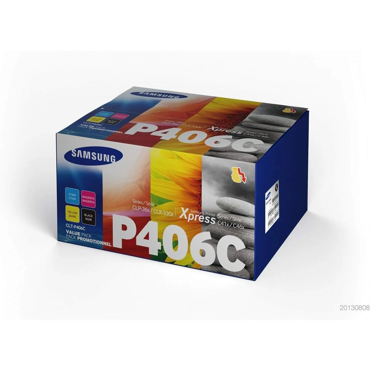 Samsung CLT-P406C 4-pack - black, yellow, cyan, magenta - original - toner cartridge